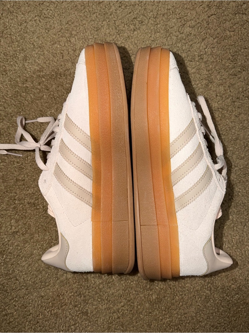 Adidas Gazelle - Triple Stack Platforms Blush Pink - Please Read Description - Picture 4 of 5